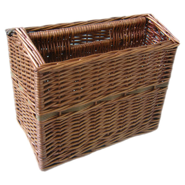 Highland Dunes Wicker Magazine Rack & Reviews Wayfair.co.uk